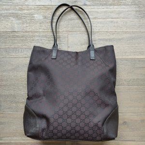 Gucci Monogram Nylon Tall Bag